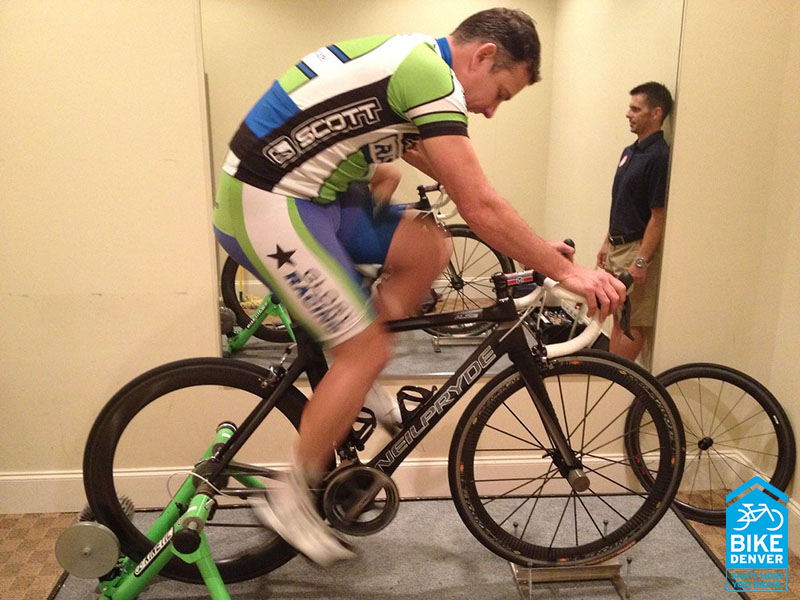 visit bicycle store for professional bike fitting